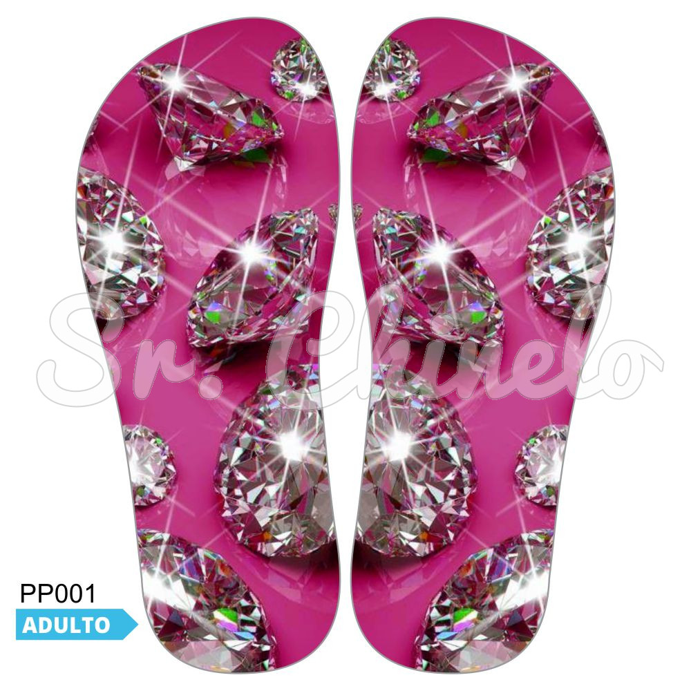 Lonita Sublimada, Diamantes, Rosa