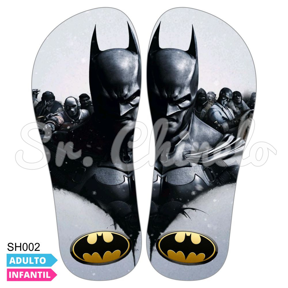 Lonita Sublimada, Batman, Preto/Cinza