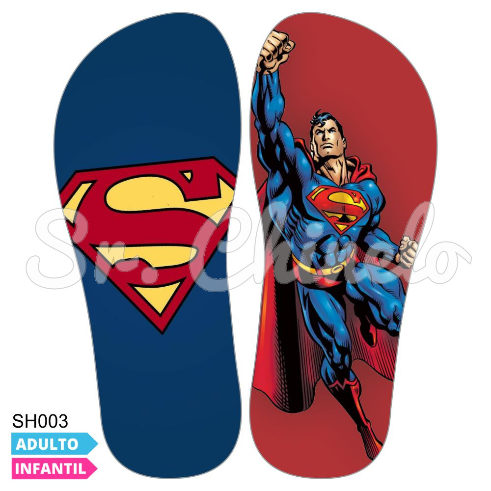 Lonita Sublimada, Superman, Azul/Vermelho