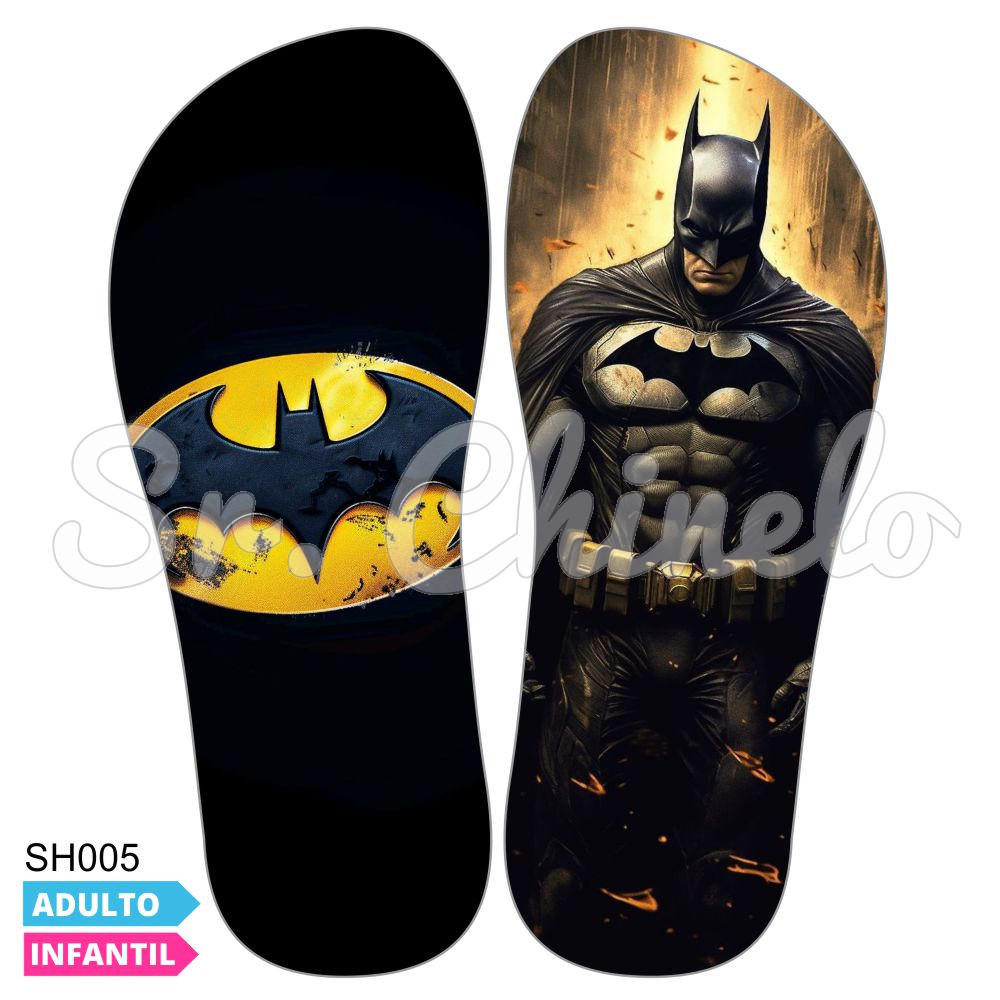 Lonita Sublimada, Batman, Preto/Amarelo
