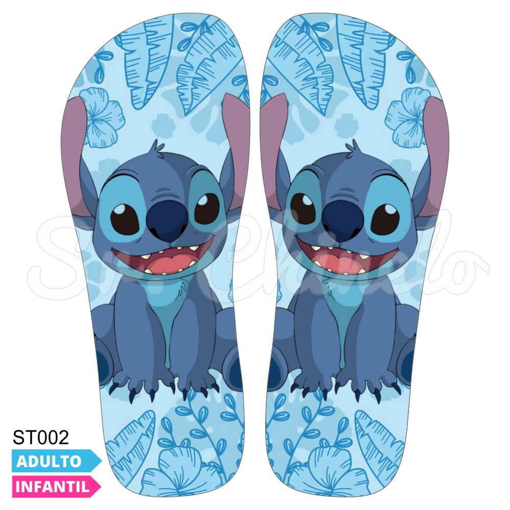 Lonita Sublimada, Stitch, Azul