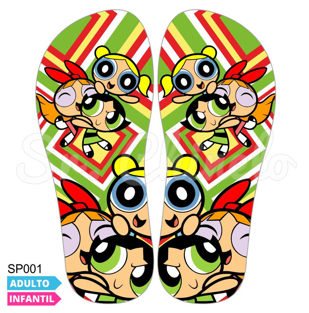 Lonita Sublimada, Superpoderosas, Verde/Vermelho/Azul