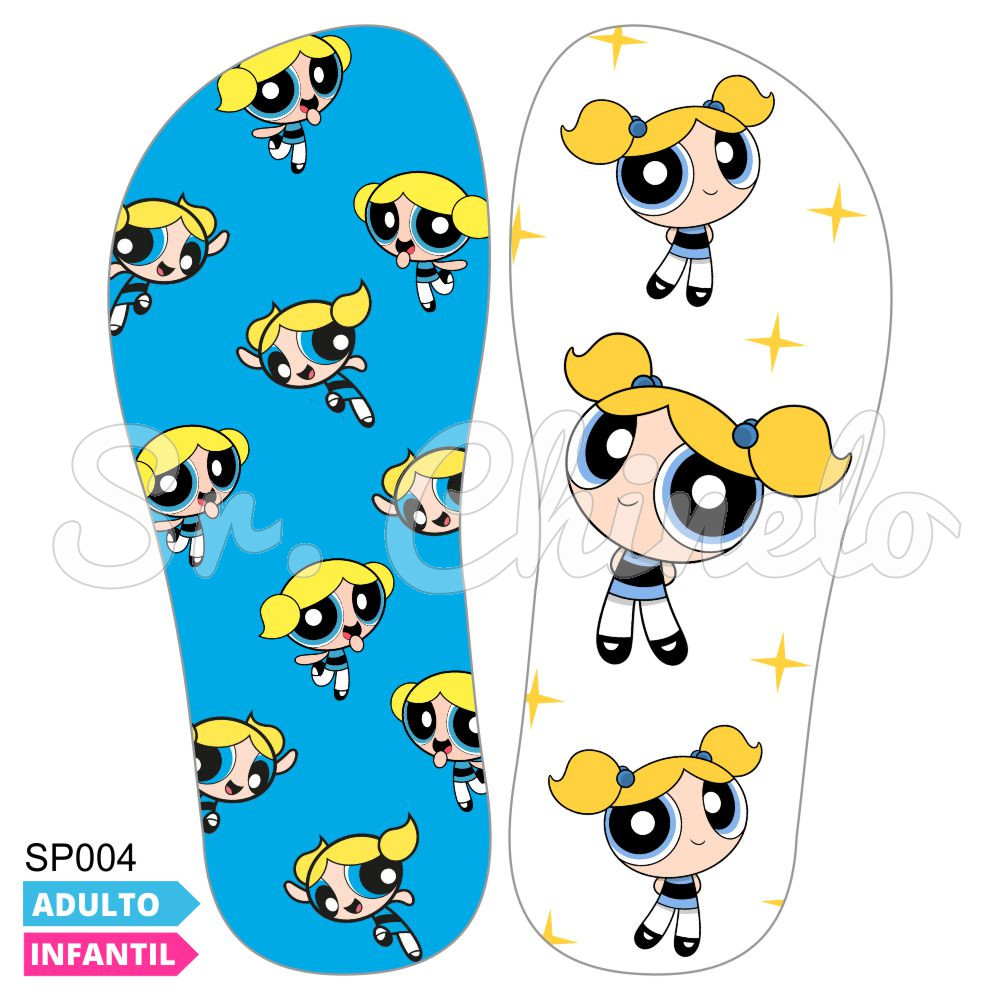 Lonita Sublimada, Superpoderosa Lindinha, Azul/Branco