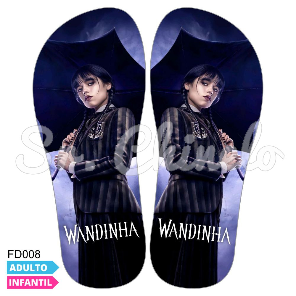 Lonita Sublimada, Wandinha, Vermelho/Amarelo