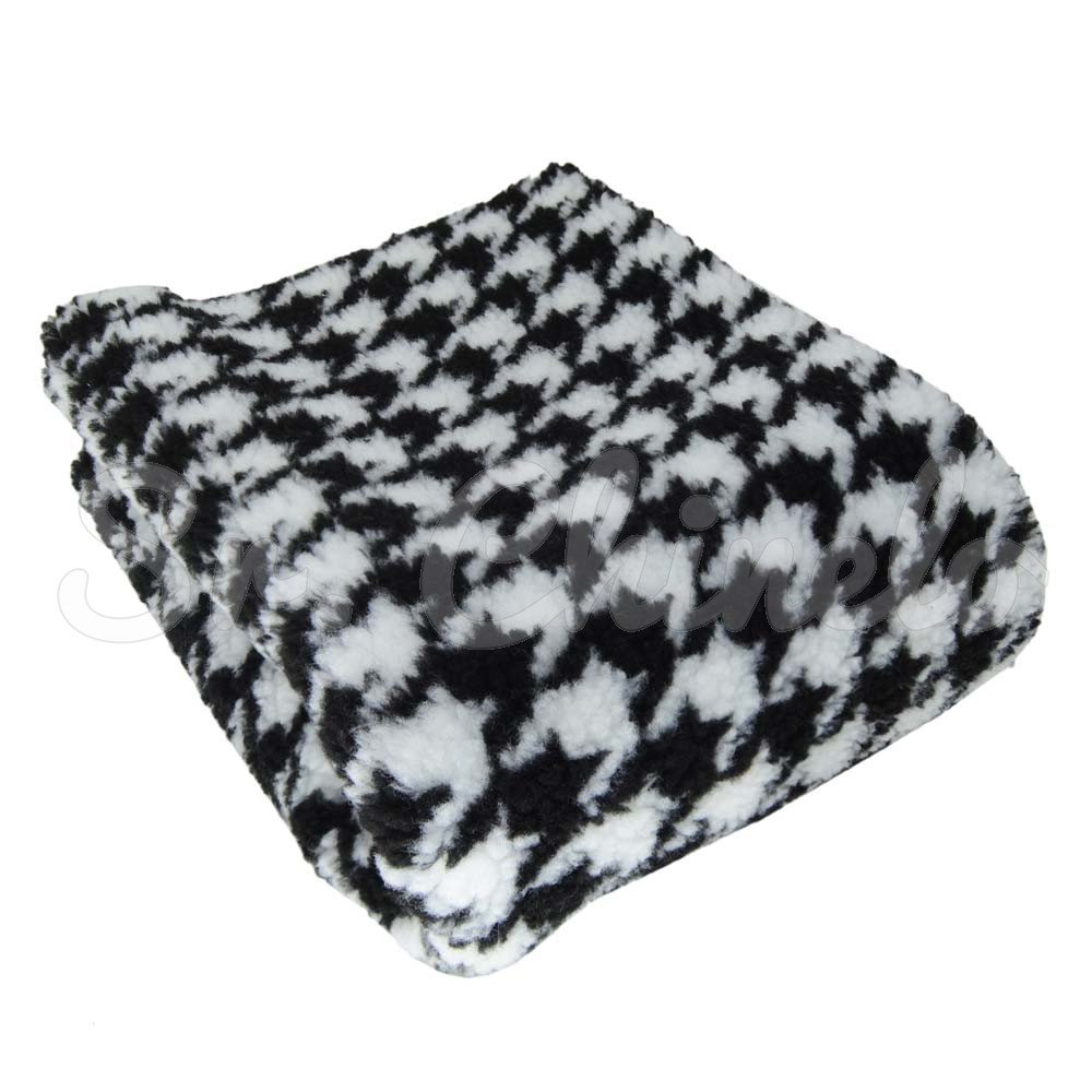 Pelúcia Jade, Pied de Poule, Preto/Branco