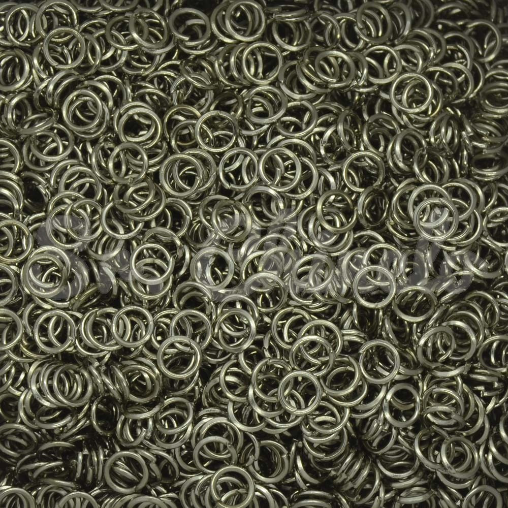 Argolinha de Metal, 05mm, Prata