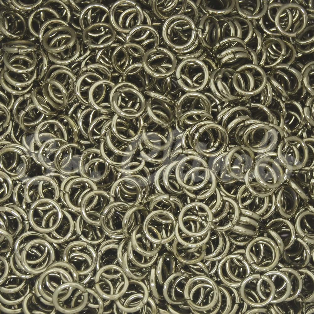 Argolinha de Metal, 06mm, Prata