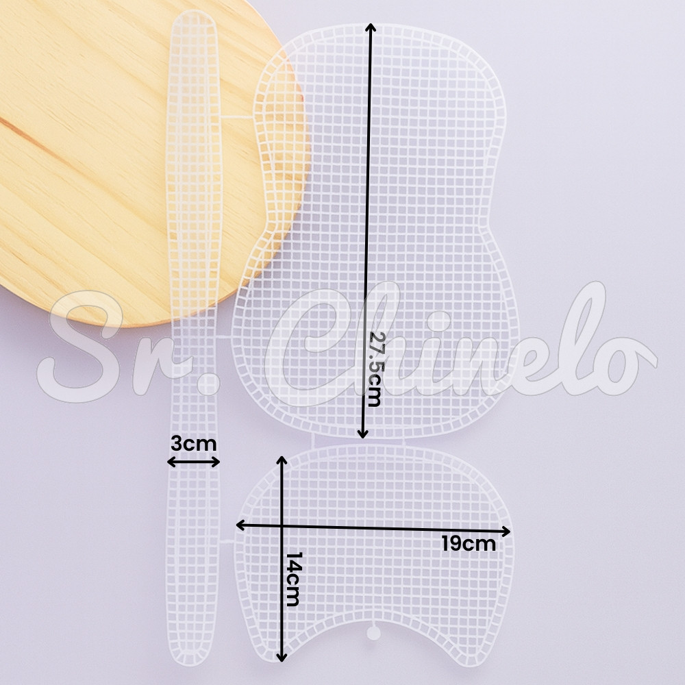 Malha Chenille para Bolsa, 19cm x 14cm, Branco