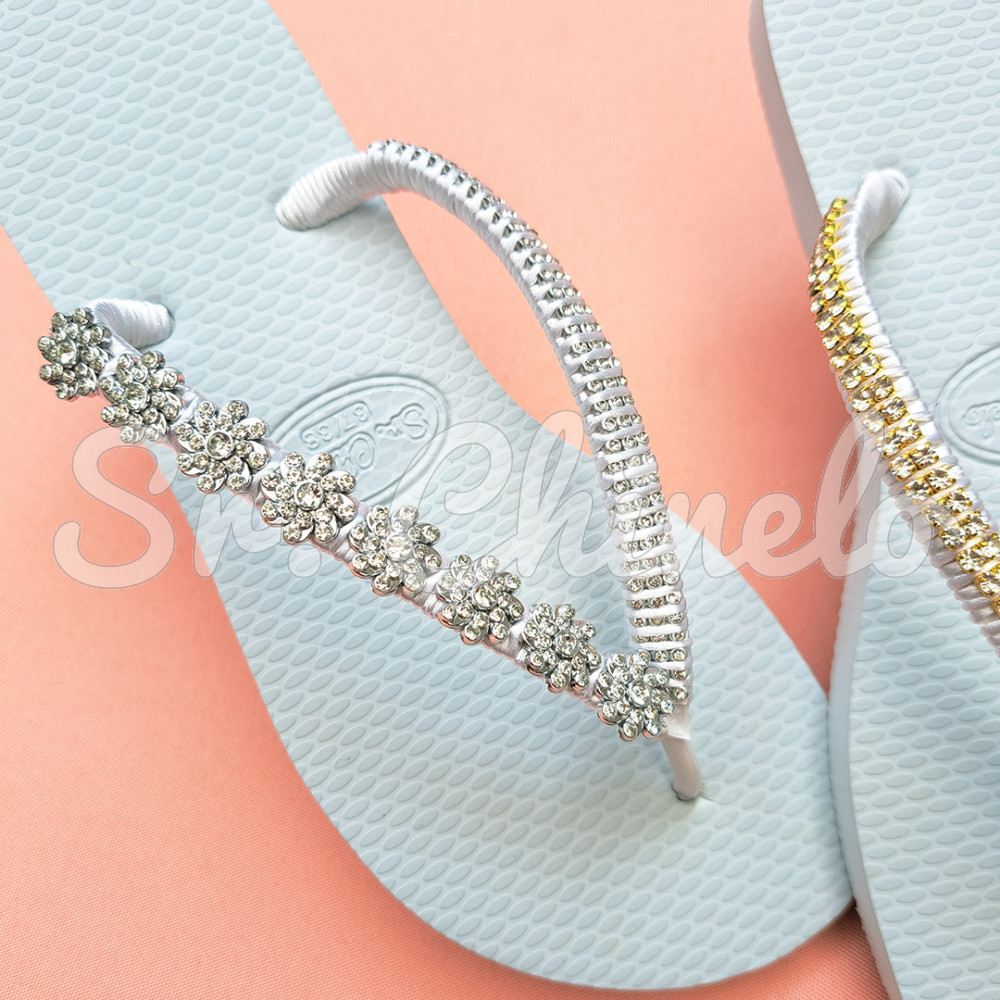 Aljofre de ABS Metalizado, Florzinha 17mm, Prateado/Cristal