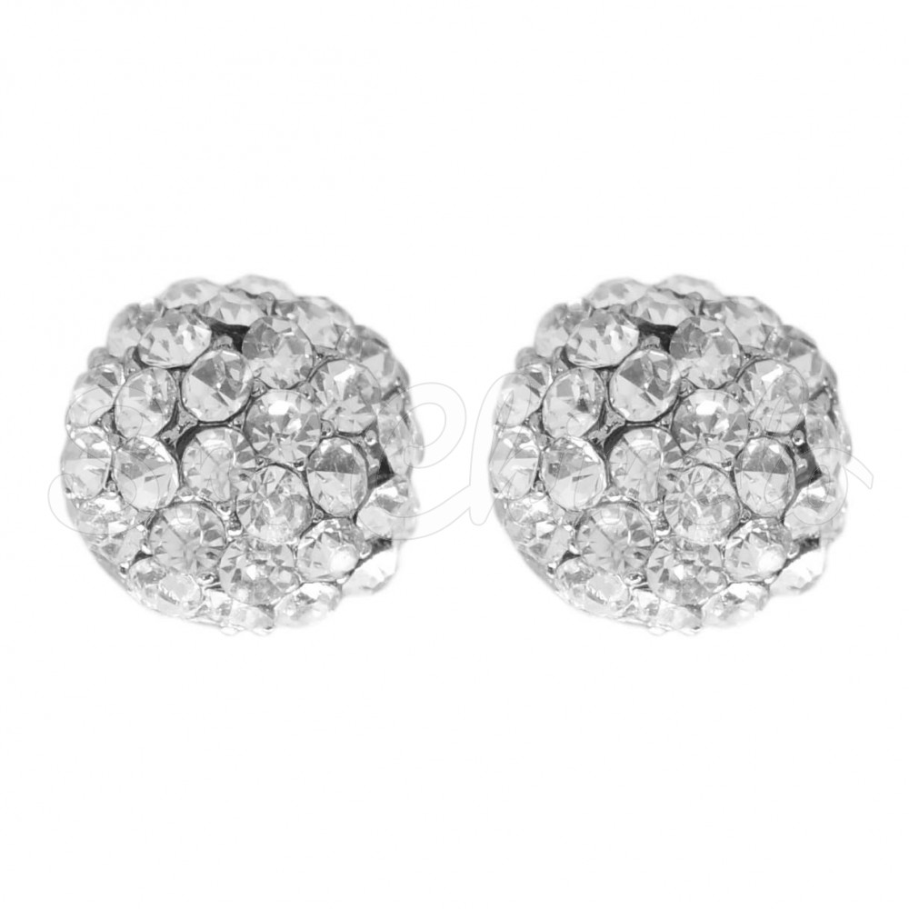 Piercing de Rebite, Botão, Níquel, Cristal