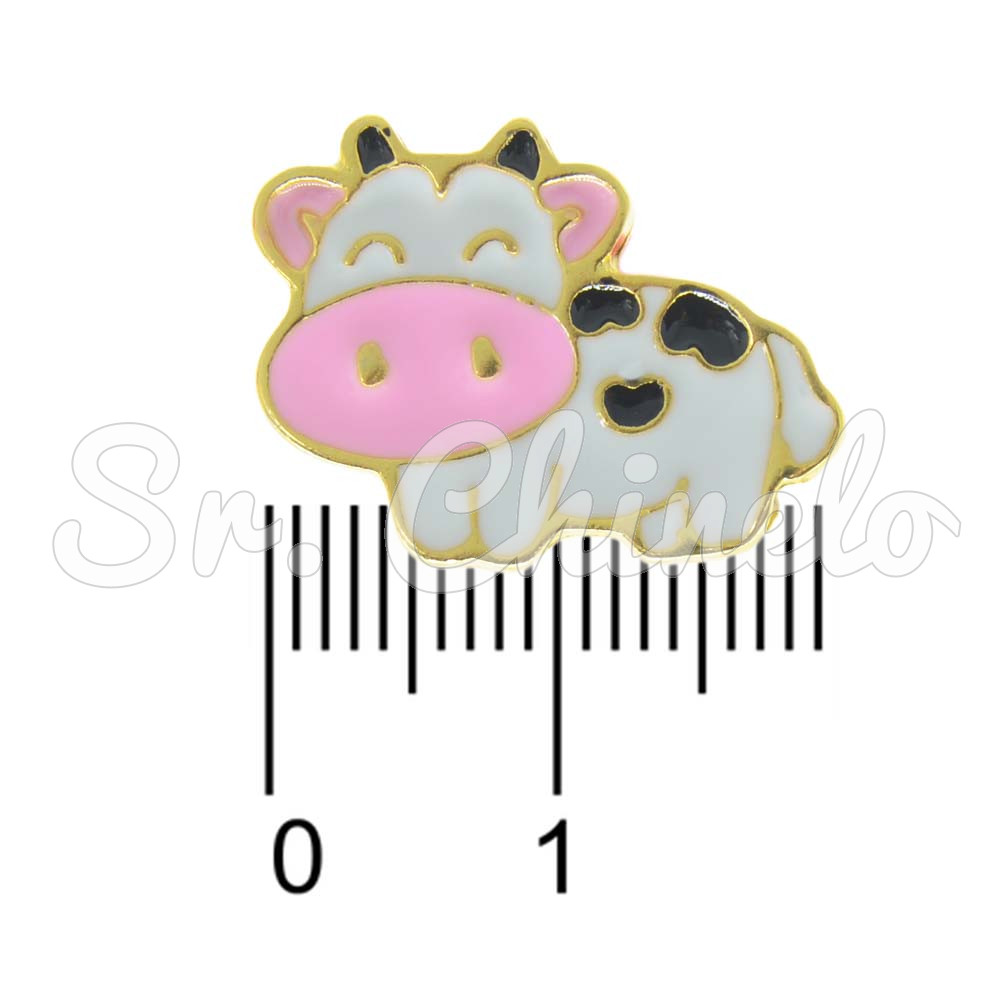 Piercing de Rebite, Vaquinha, Rosa Claro