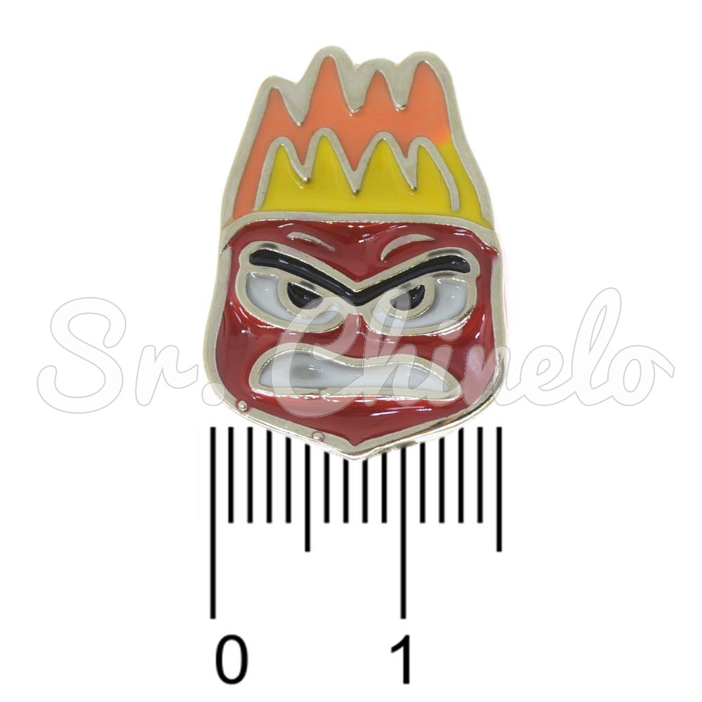 Piercing de Rebite, Divertida Mente, Raiva