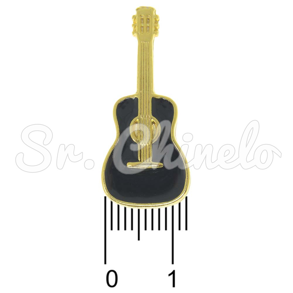 Piercing de Rebite, Violão, Preto