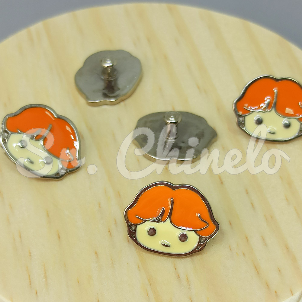 Piercing de Rebite, Rony, Laranja/Bege