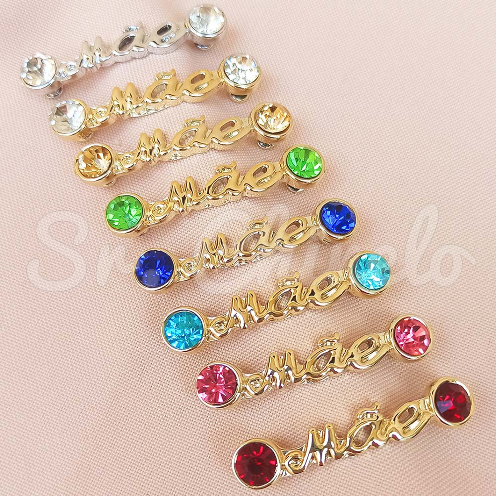 Piercing de Rebite, Mãe, Strass Peridot