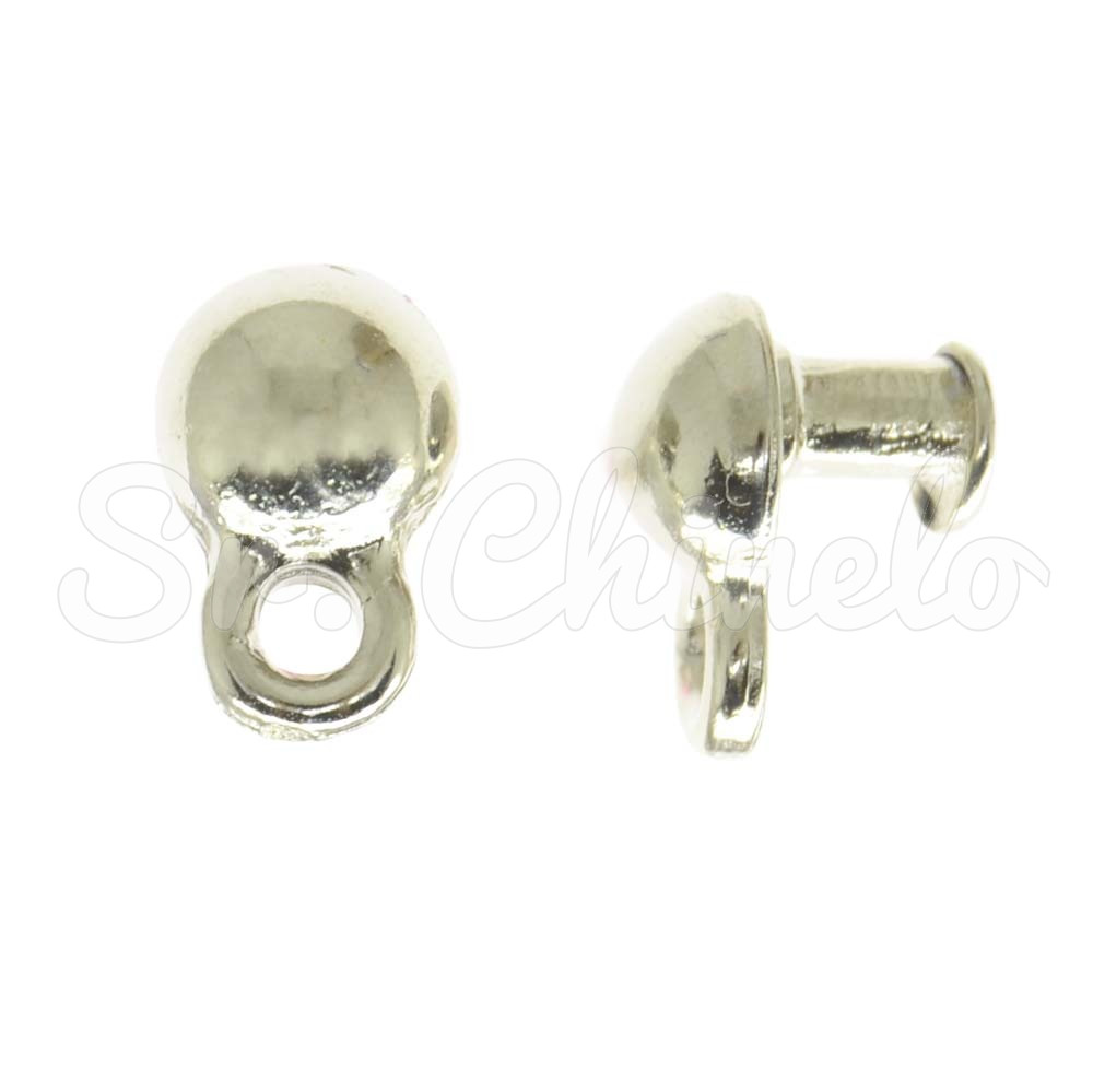 Piercing de Rebite com Argola, Prata