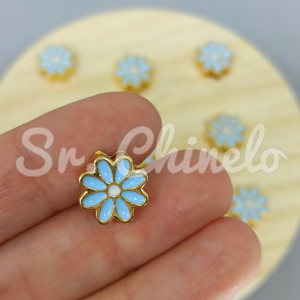 Passante, Flor, Azul Claro