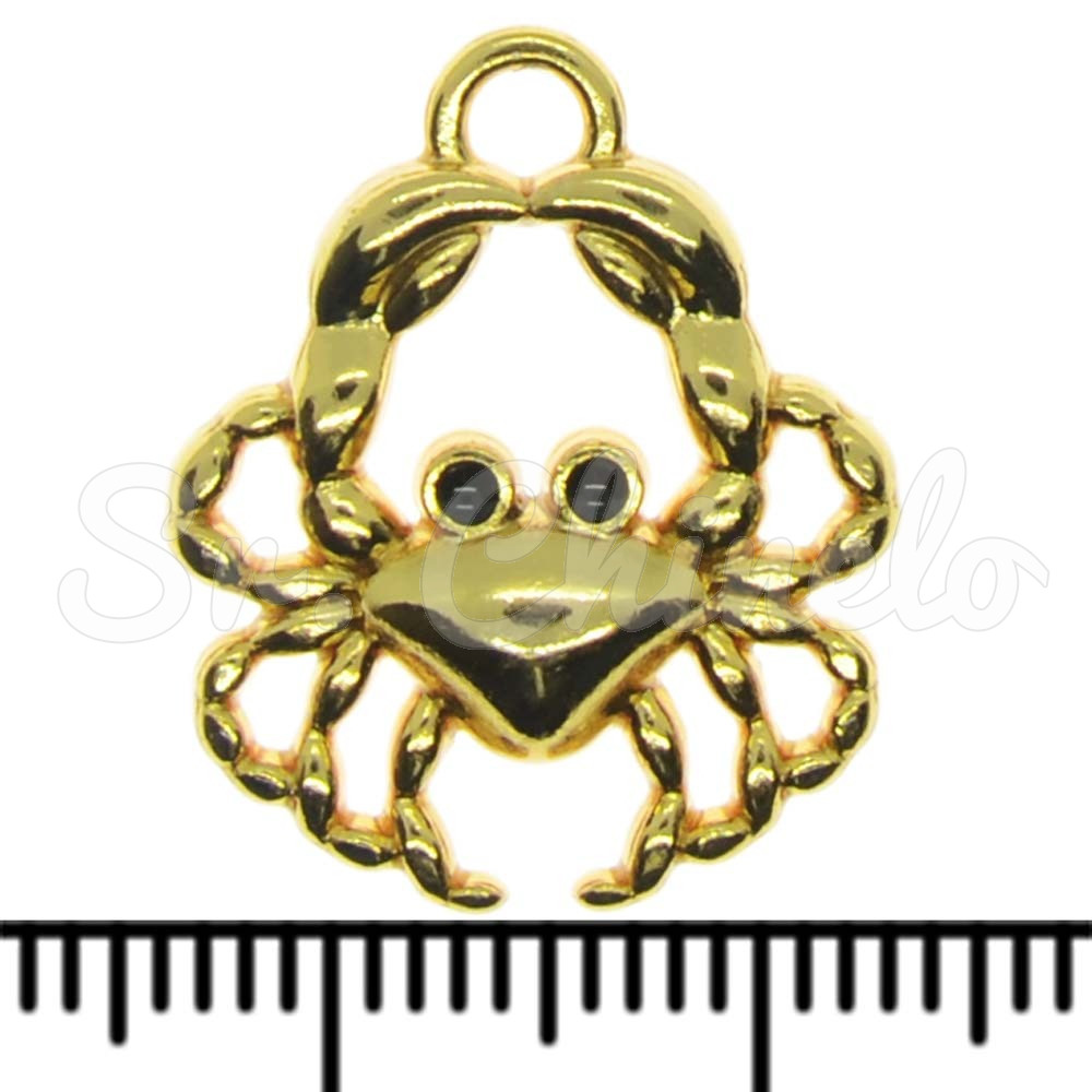 Pingente, Caranguejo, Ouro