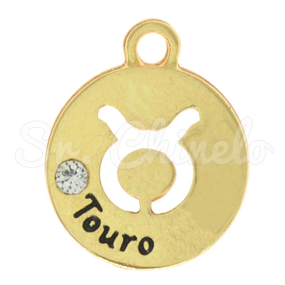 Pingente, Signo Touro, Ouro