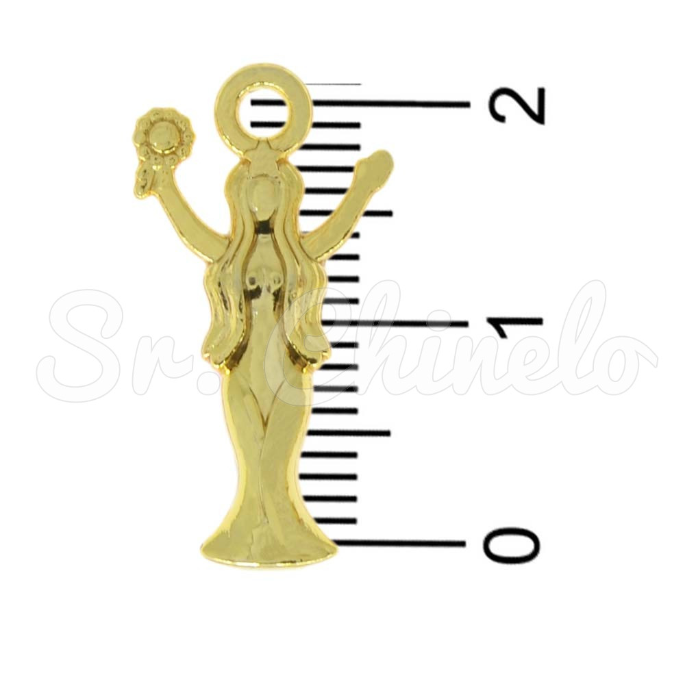 Pingente, Iemanjá, Ouro