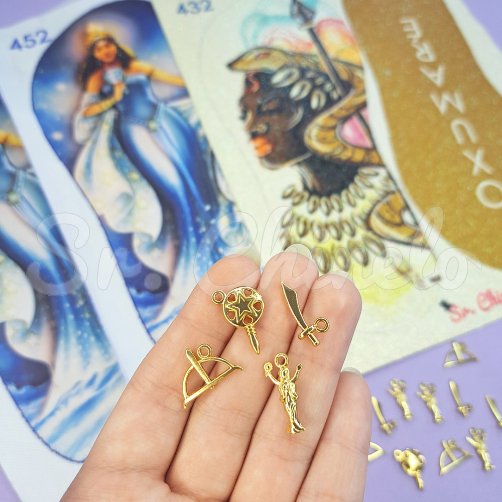 Pingente, Iemanjá, Ouro