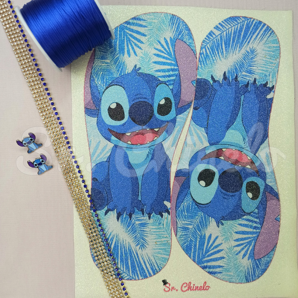 Piercing de Rebite, Stitch, Azul