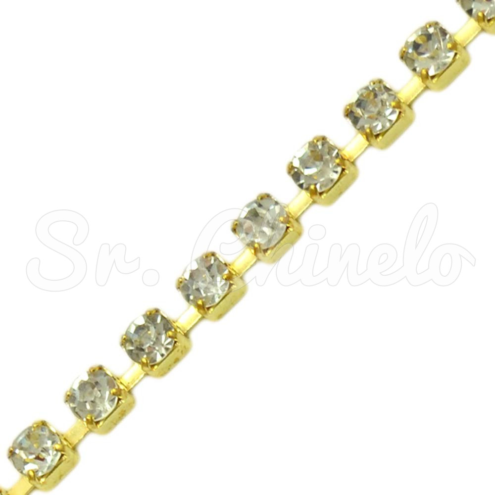 Kit Cabedal Três Esferas, Dourado