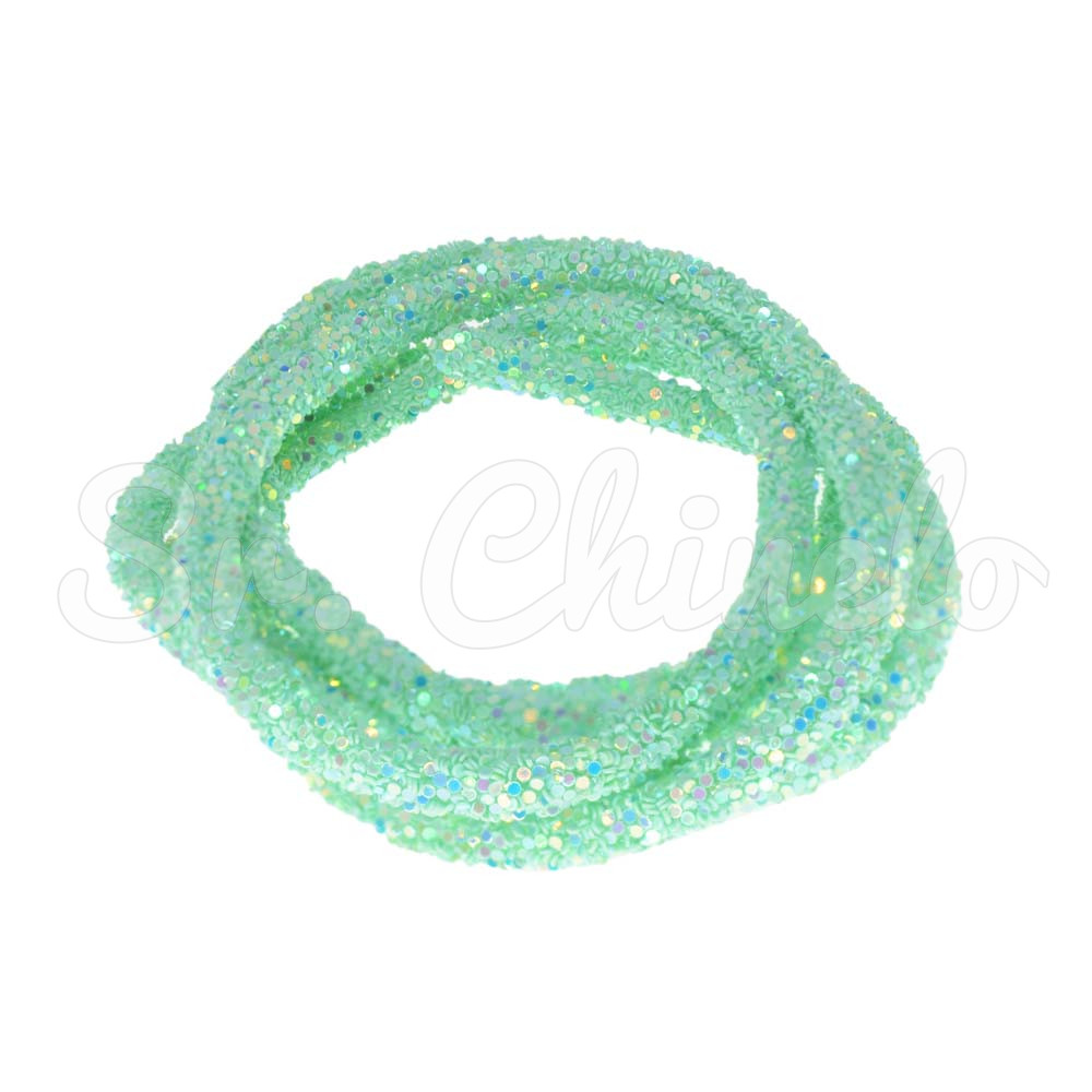 Tubo de Paetê, 06mm, Verde Claro