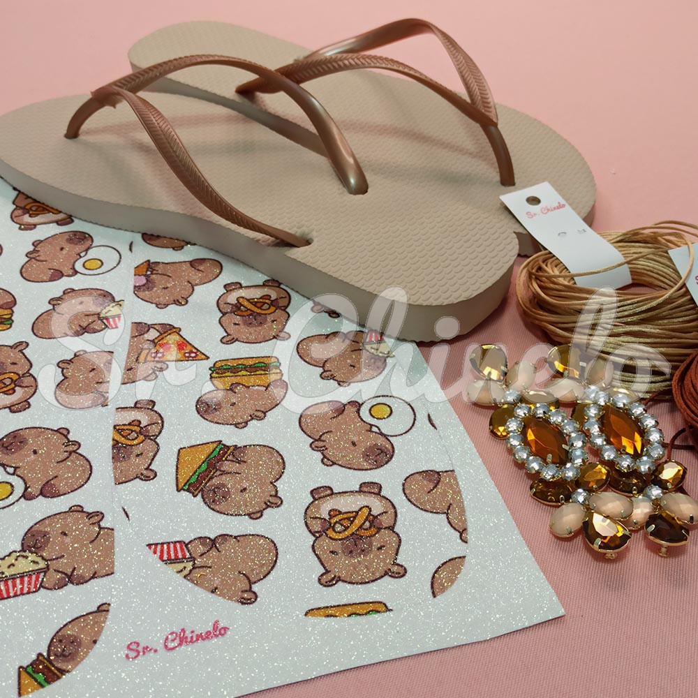 Lonita Sublimada, Capivaras Hora do Lanche, Brancoro/Marrom