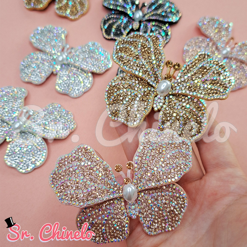 Cabedal Sara, Tecido, Borboleta, Marrom/Furtacor