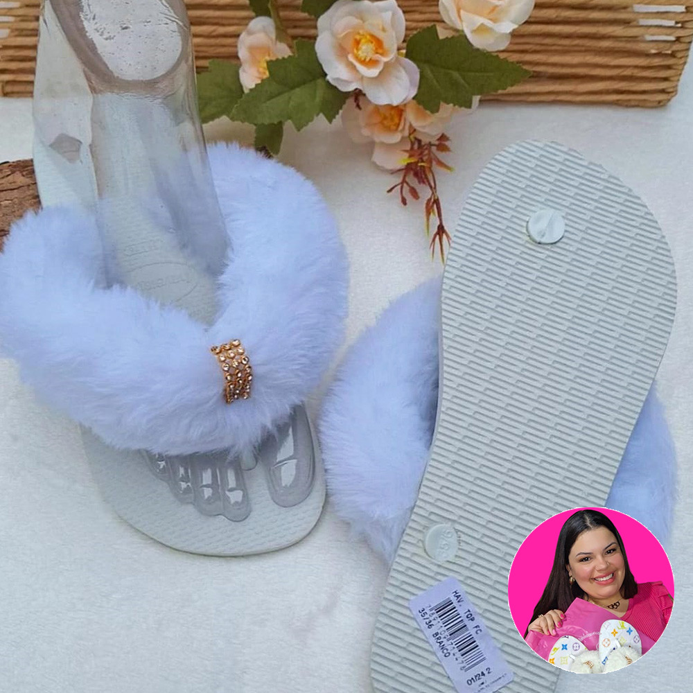 Chinelufa Branca - Mileni Fernandes