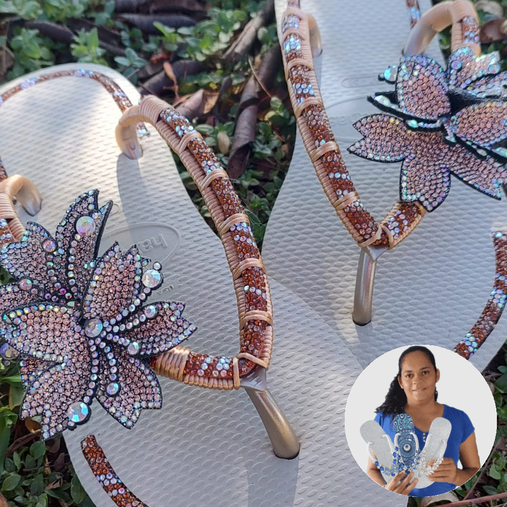 Chinelo Personalizado Geórgia - Danielli Ferreira 