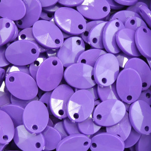 Lentilha de Acrílico, 12mm, Lilás