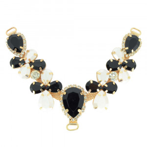 Cabedal Melissa, Passante, Perolado/Preto