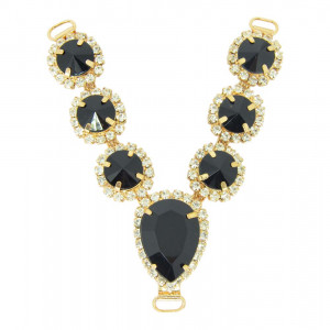 Cabedal Gisele, Passante, Preto