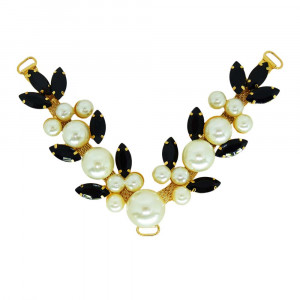 Cabedal Pérola, Passante, Preto