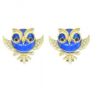 Piercing de Garra, Coruja, Ouro, Azul Royal