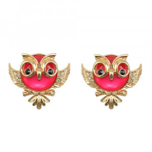 Piercing de Garra, Coruja, Ouro, Rosa Pink