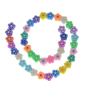 Fio de Fimo Emborrachado, Florzinhas, Colorido