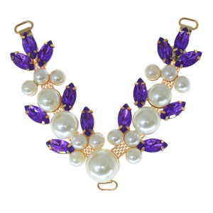 Cabedal Pérola, Passante, Roxo