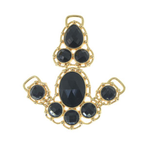 Cabedal Adriana, Passante, Preto