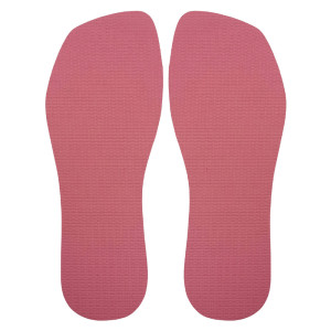 Sola Slim Square, 100% Borracha, Rosa Glacê