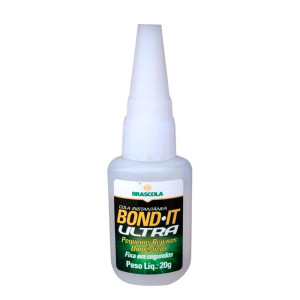 Adesivo Instantâneo Multiuso, Brascola, Bond It Ultra, 20g