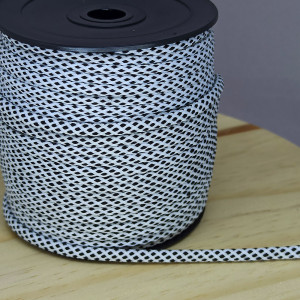 Cordão de Poliéster, Balão, 4mm, Branco