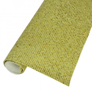 Lonita Glitter Quadriculado, Amarelo Dourado
