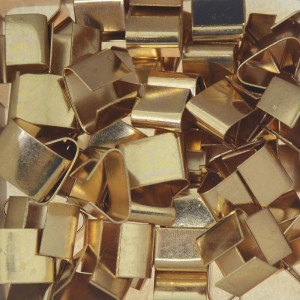 Terminal de Amassar, Bijouteria, 15mm, Ouro