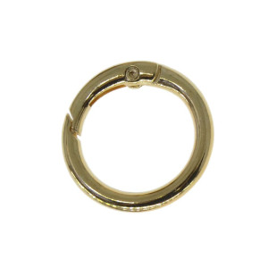 Fecho Argola para Chaveiro, 25mm, Ouro