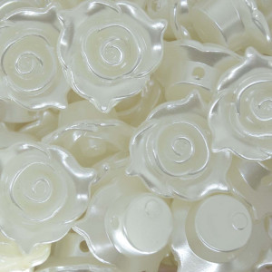 Flor ABS, 20mm, Branco