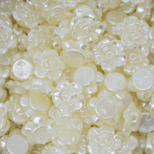 Flor ABS, 12mm, Creme
