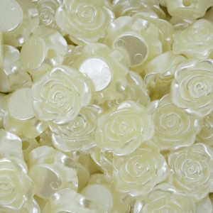 Flor ABS, 16mm, Creme